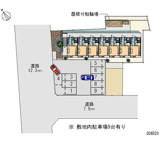 ★手数料０円★富士宮市万野原新田　月極駐車場（LP）